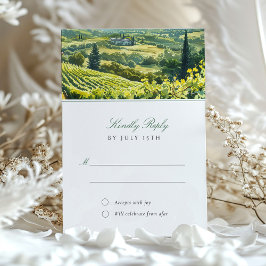 Napa Valley RSVP招待状for 結婚's 招待状