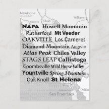 Napa Wine Country  Postcard