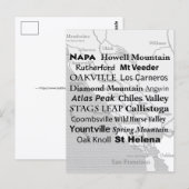 Napa Wine Country Postcard ポストカード (正面/裏面)
