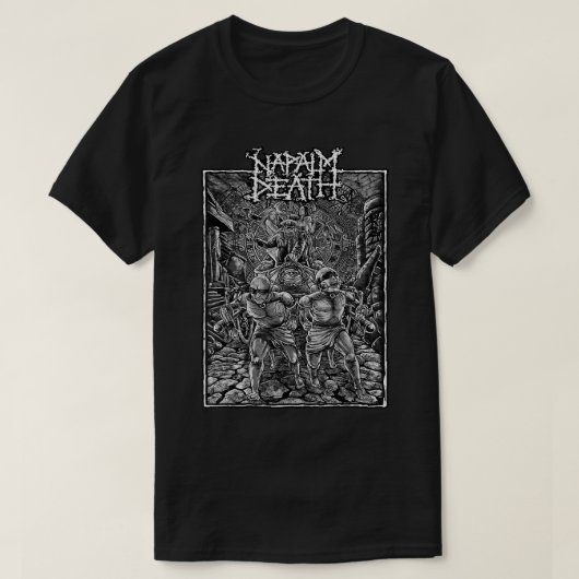 Napalm Death Tシャツ (デザイン正面)