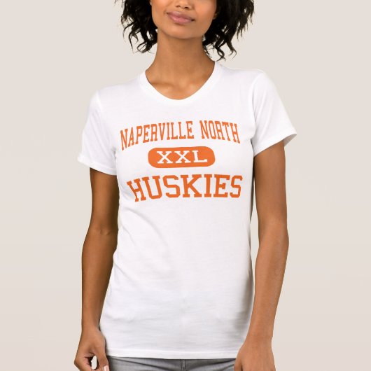 Naperville北の-ハスキー-高Naperville Tシャツ (正面)