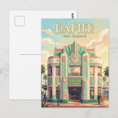 Napier Art Deco New Zealand ポストカード (正面/裏面)