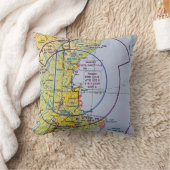 Napier Hawkes Bay Aviation VNCチャート クッション (ブランケット)