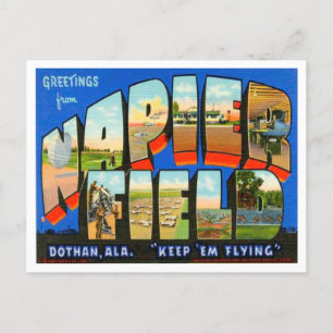 Napierfield, Dothan, Alabama Travelからの挨拶 ポストカード
