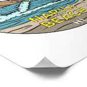 Napili Beach Hawaii Vintage ポスター (角)
