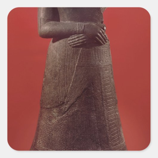 Napirasuの彫像、Elamite王の妻 スクエアシール (正面)