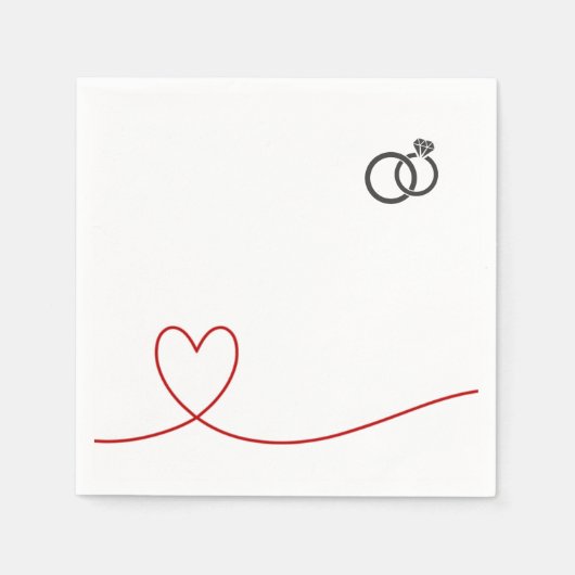 Napkins bachelor party スタンダードカクテルナプキン (正面)