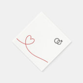 Napkins bachelor party スタンダードカクテルナプキン (角)