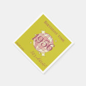 Napkins born in 1956 70th birthday table decor スタンダードカクテルナプキン (角)