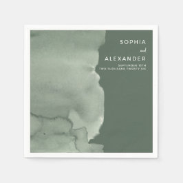 Napkins for a Modern Wedding.  スタンダードカクテルナプキン