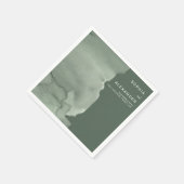 Napkins for a Modern Wedding. スタンダードカクテルナプキン (角)