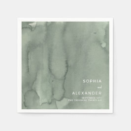 Napkins for a Modern Wedding.  スタンダードカクテルナプキン