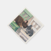 Napkins (Qty 50) Two Rabbits スタンダードカクテルナプキン (角)