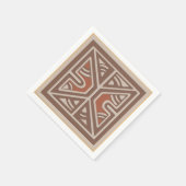 Napkins with art inspired by New Guinea スタンダードカクテルナプキン (角)