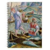 Napleの湾の網そして三叉の矛との採取 ノートブック (正面)