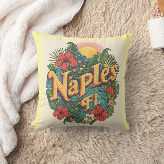 Naples florida dreaming クッション (ブランケット)