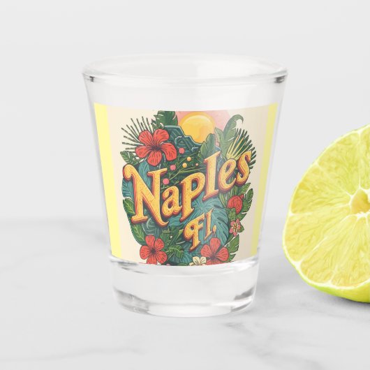 Naples florida dreaming  ショットグラス (正面)