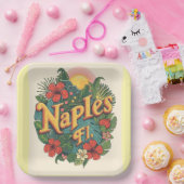 Naples florida dreaming  ペーパープレート (パーティー)