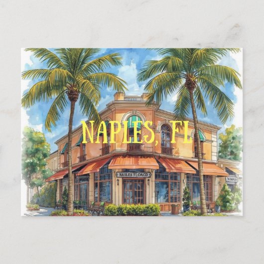 Naples florida dreaming ポストカード (正面)