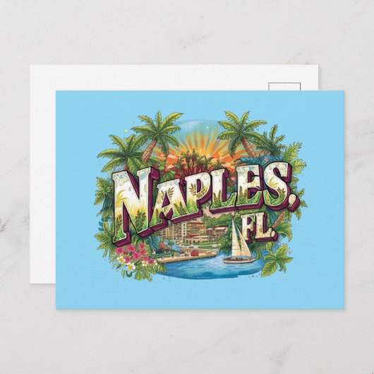 Naples florida dreaming ポストカード (正面/裏面)