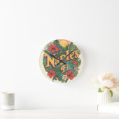 Naples florida dreaming  ラウンド壁時計 (ホーム)