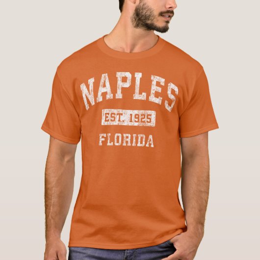 Naples Florida Fl Established Sports gift Tシャツ (正面)