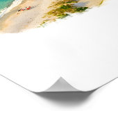 Naples Florida Poster, Watercolor, Custom ポスター (角)