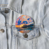 Naples, Florida scenic 缶バッジ (インサイチュ)