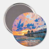 Naples, Florida scenic photograph, マグネット (正面/裏面)