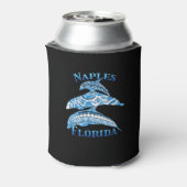 Naples Florida Vacation Tribal Dolphins 缶クーラー (缶裏面)
