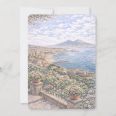 Naples Italian Themed Bridal Shower 招待状 (裏面)