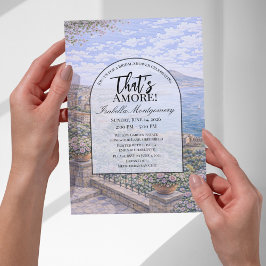 Naples Italian Themed Bridal Shower 招待状