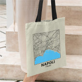 Naples, Italy City Map Tote Bag トートバッグ