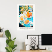 Naples Italy Print Citrus Brunch Still Life Art 10 ポスター (ホームオフィス)
