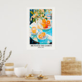 Naples Italy Print Citrus Brunch Still Life Art 10 ポスター (キッチン)