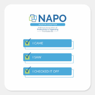 NAPO Austin私はステッ来クを見た スクエアシール