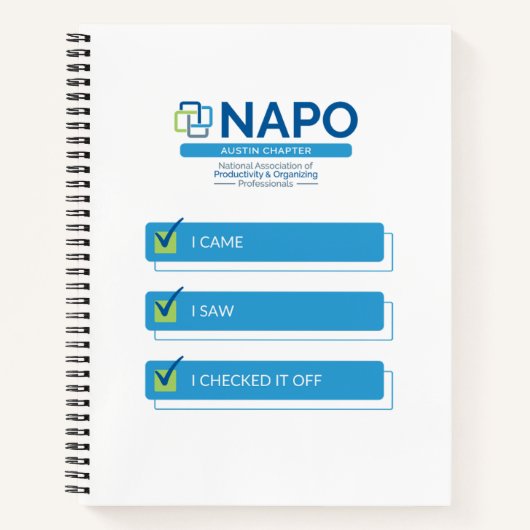 NAPO Austin Iがノートブ来ックをチェックした。 ノートブック (正面)