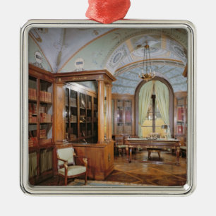 Napoleon Bonaparteの勉強、c.1800 メタルオーナメント