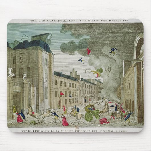 Napoleon Bonaparteの試みられた暗殺 マウスパッド (正面)