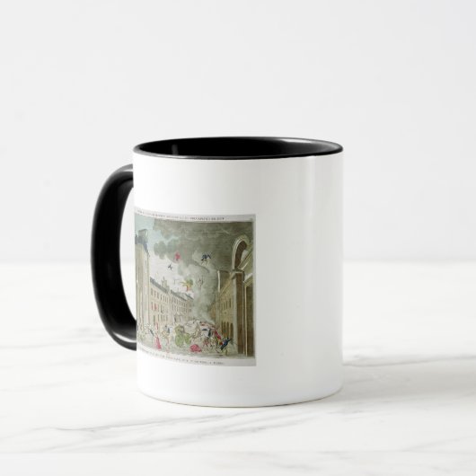 Napoleon Bonaparteの試みられた暗殺 マグカップ (正面左)