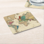 Napoleon Bonaparteの1811年の広告の帝国 スクエアペーパーコースター (アングル)