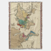 Napoleon Bonaparteの1811年の広告の帝国 スローブランケット (正面縦)