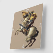 Napoléon Bonaparte スクエア壁時計 (傾斜)