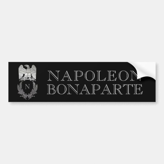 Napoleon Bonaparte バンパーステッカー (正面)
