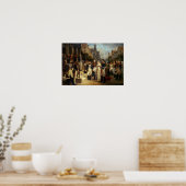 Napoleon Bonaparte Receiving Queen Louisa ポスター (キッチン)