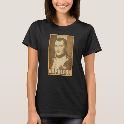 Napoleon Bonaparte Torn Propaganda Poster Tシャツ (正面)