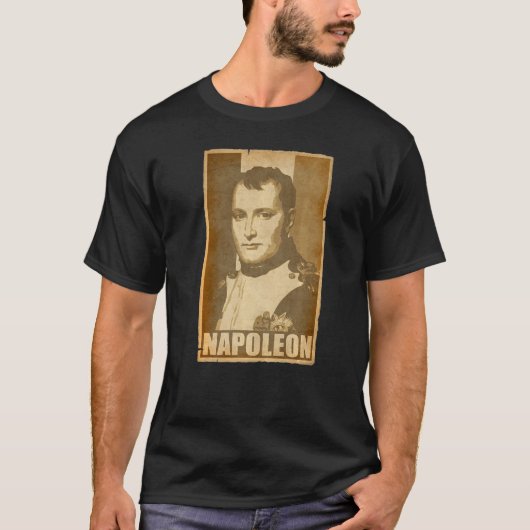 Napoleon Bonaparte Torn Propaganda Poster Tシャツ (正面)