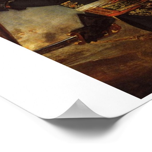 Napoleon by Antoine Jean Gros ポスター (角)