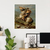 Napoleon Crossing the Alps 1800アートプリントポスター ポスター (ホームオフィス)