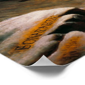 Napoleon Crossing the Alps by Jacques-Louis David ポスター (角)